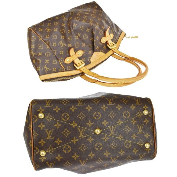 Tivoli Tote GM Brown Canvas Monogram Shoulder Bag - Picture 5 of 7